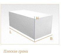 Газобетонный блок ГРАС D300, 600x200x400 мм